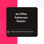 Ani Öfke Patlaması İlaçları