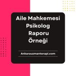 aile mahkemesi raporu örneği