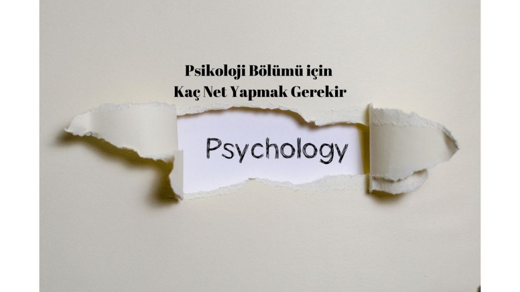 Psikoloji Bölümü için Kaç Net Yapmak Gerekir