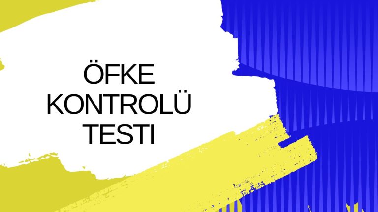 öfke kontrolü testi
