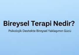 bireysel terapi nedir bireysel terapi ankara seans ucretleri