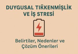 duygusal tükenmişlik ve iş stresi