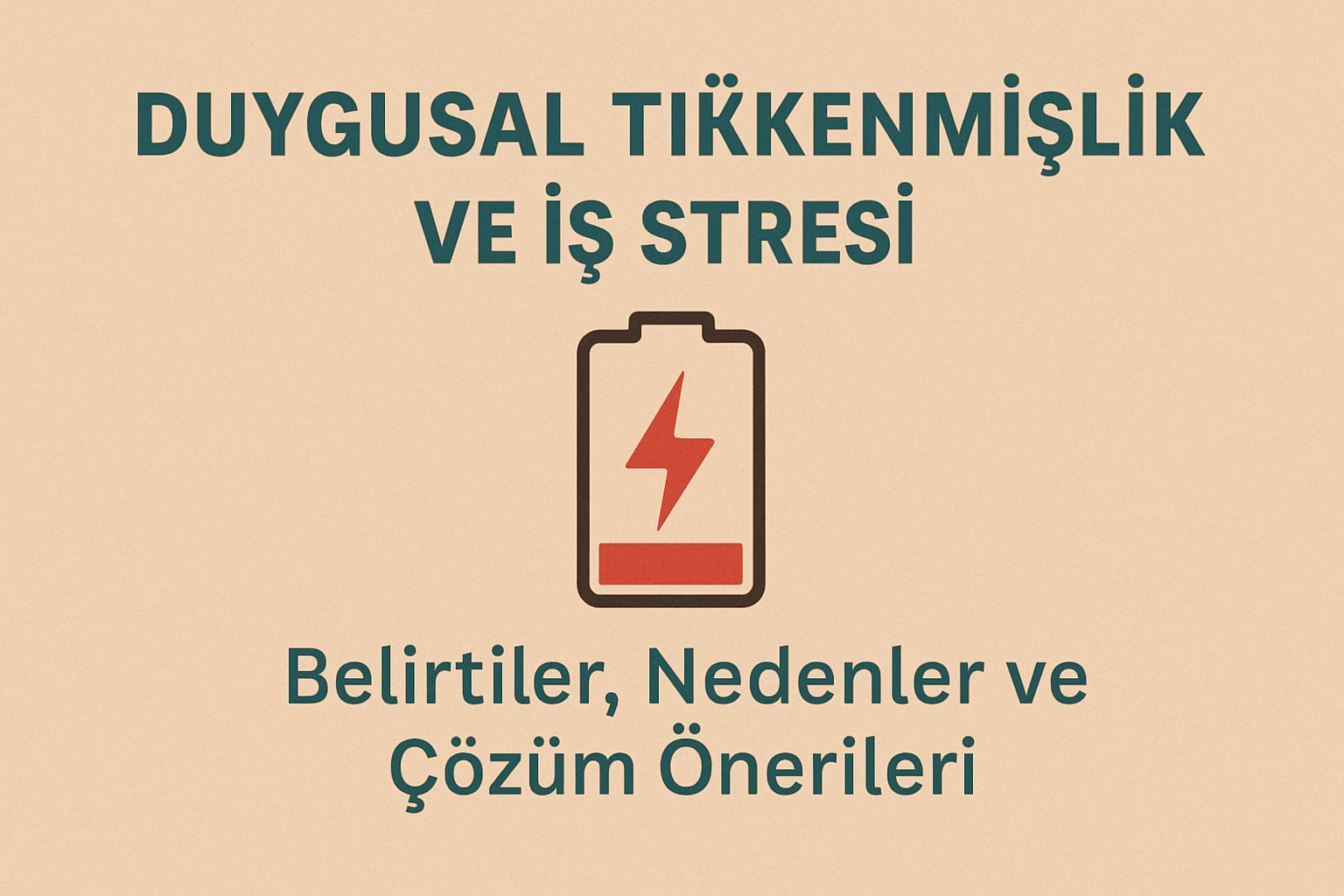 duygusal tükenmişlik ve iş stresi