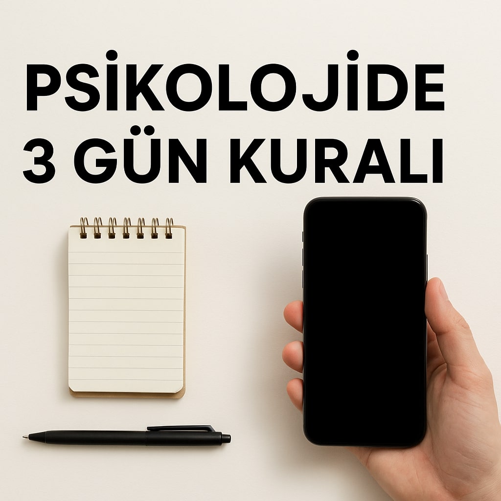 psikolojide 3 günlük kuralı