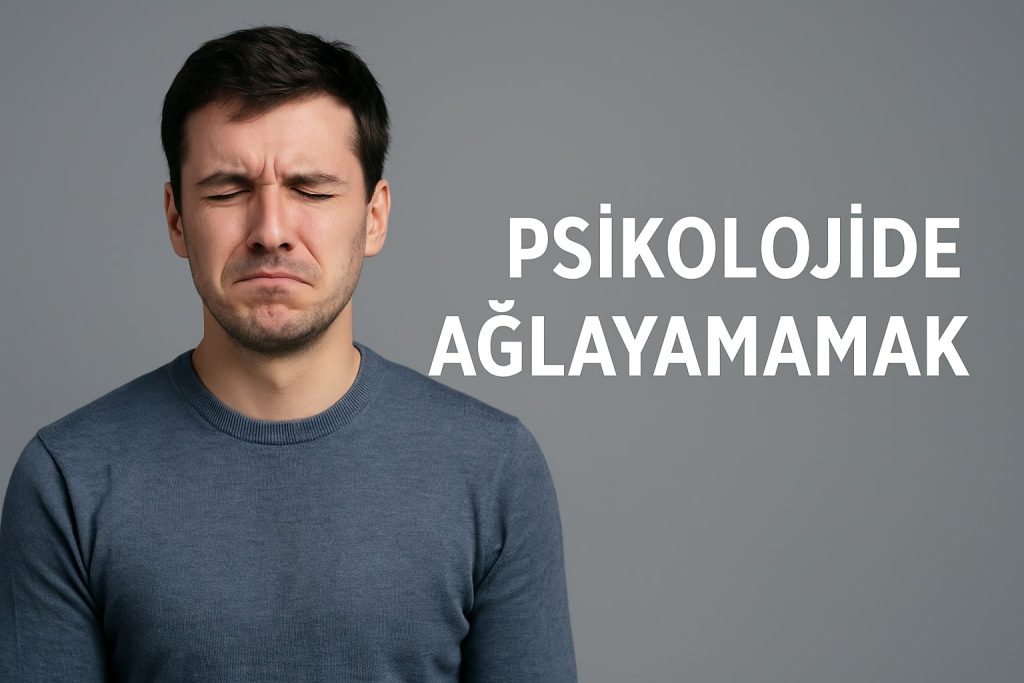 psikolojide ağlayamamak