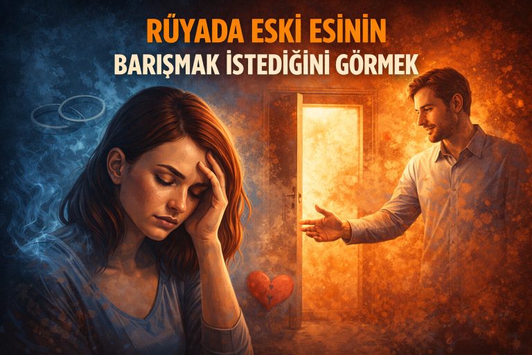 Rüyada Eski Eşinin Barışmak İstediğini Görmek