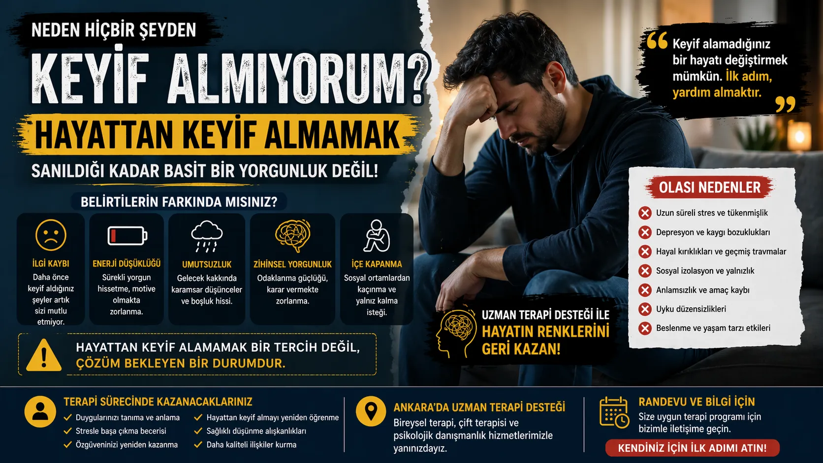 hayattan keyif alamamak hayattan keyif alamıyorum