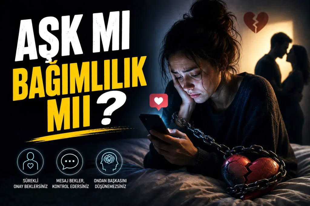 Duygusal bağımlılık yaşayan kişinin yalnızlık ve kaygı hissi