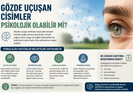 gözde uçuşan cisimler psikolojik olabilir mi?