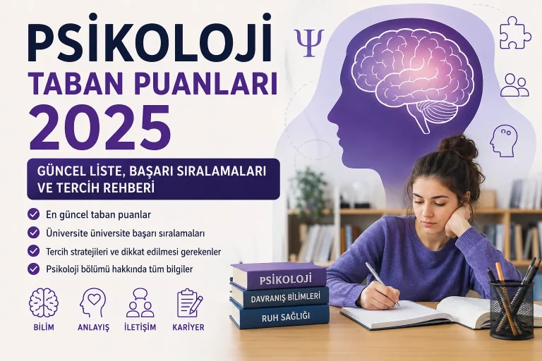 2025 psikolog taban puanları
