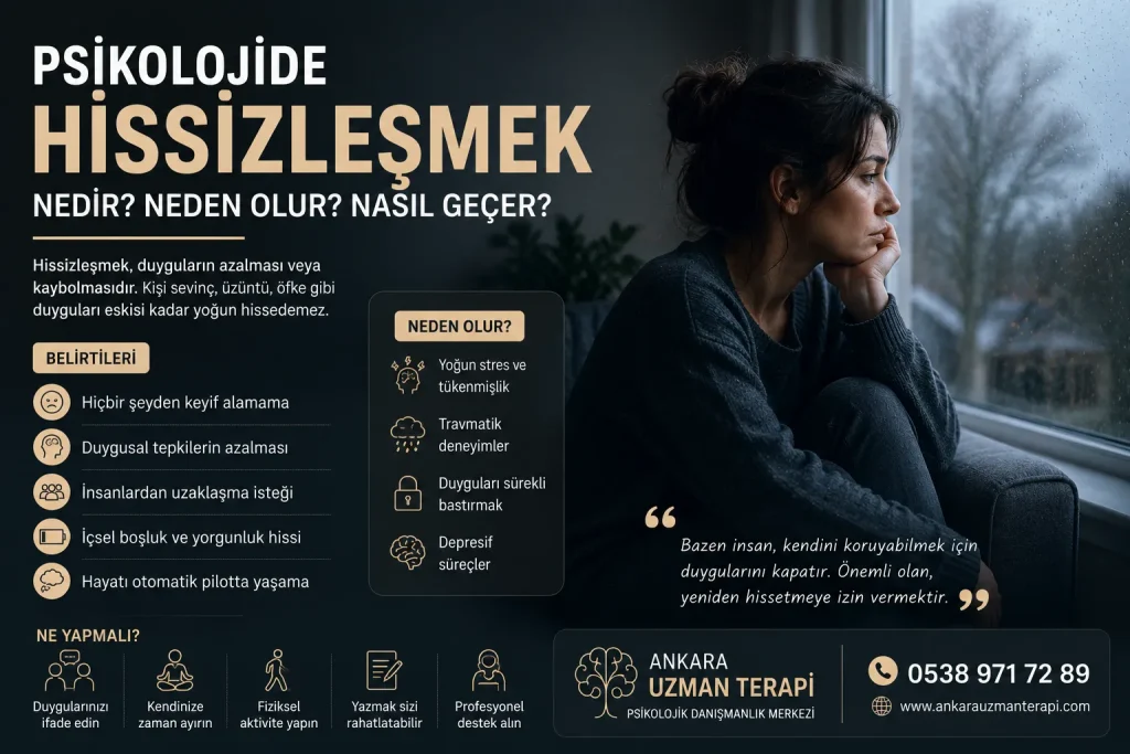 Psikolojide hissizleşmek