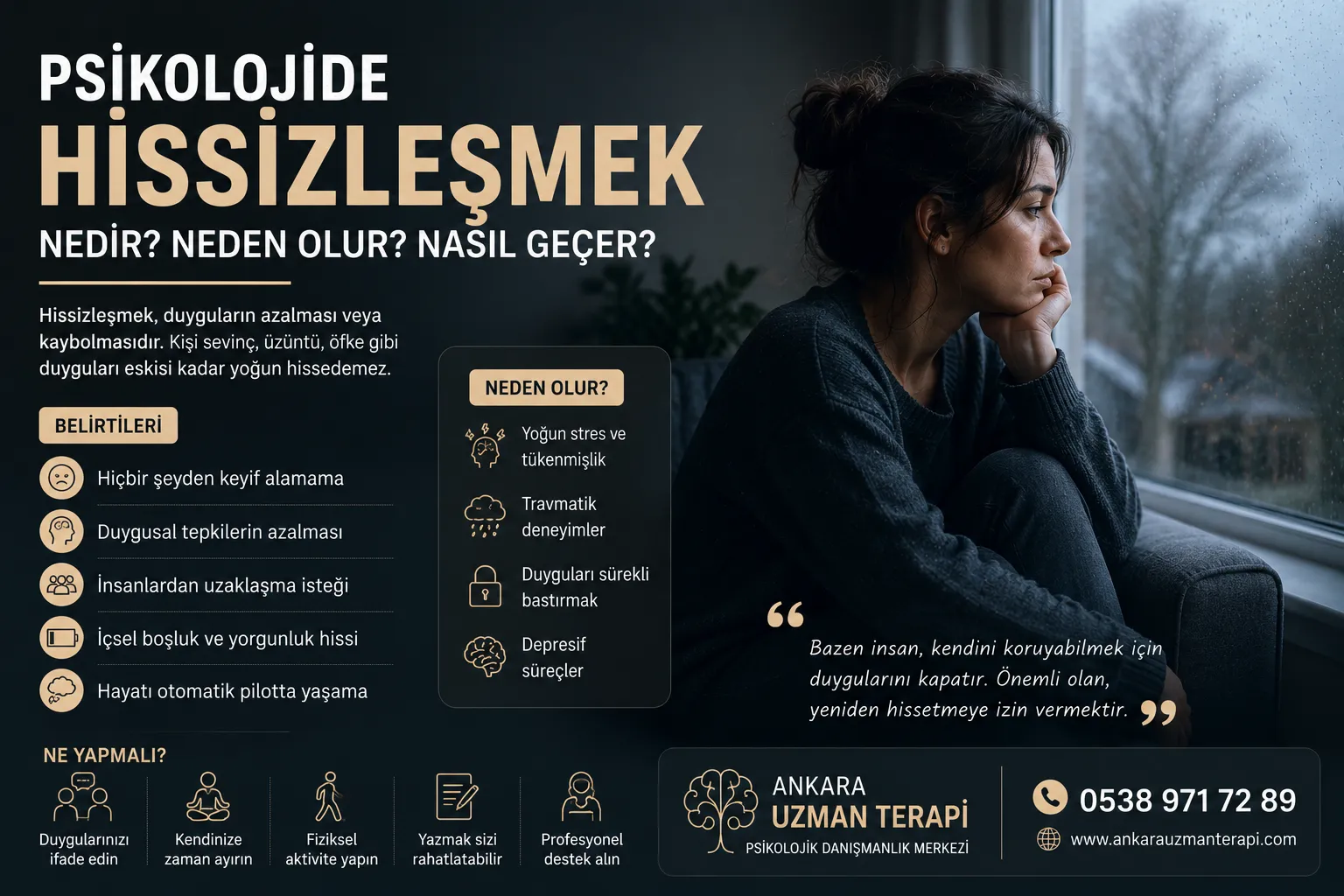Psikolojide hissizleşmek