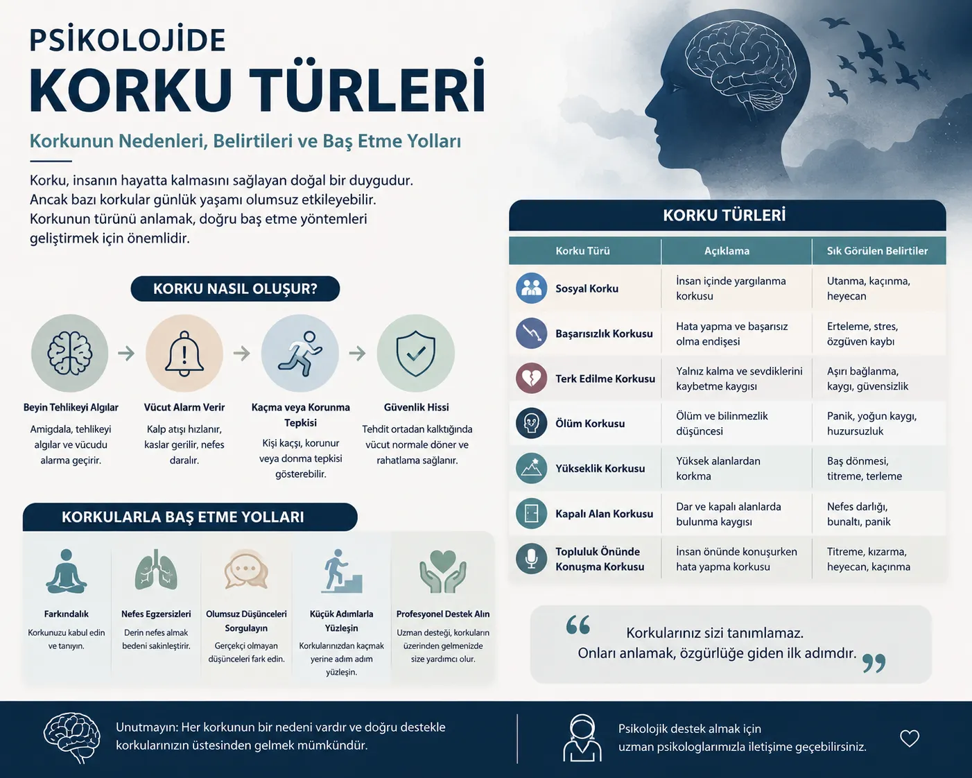 Psikolojide Korku Türleri Ankara psikolog
