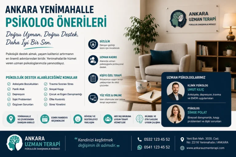 ankara yenimahalle psikolog onerileri