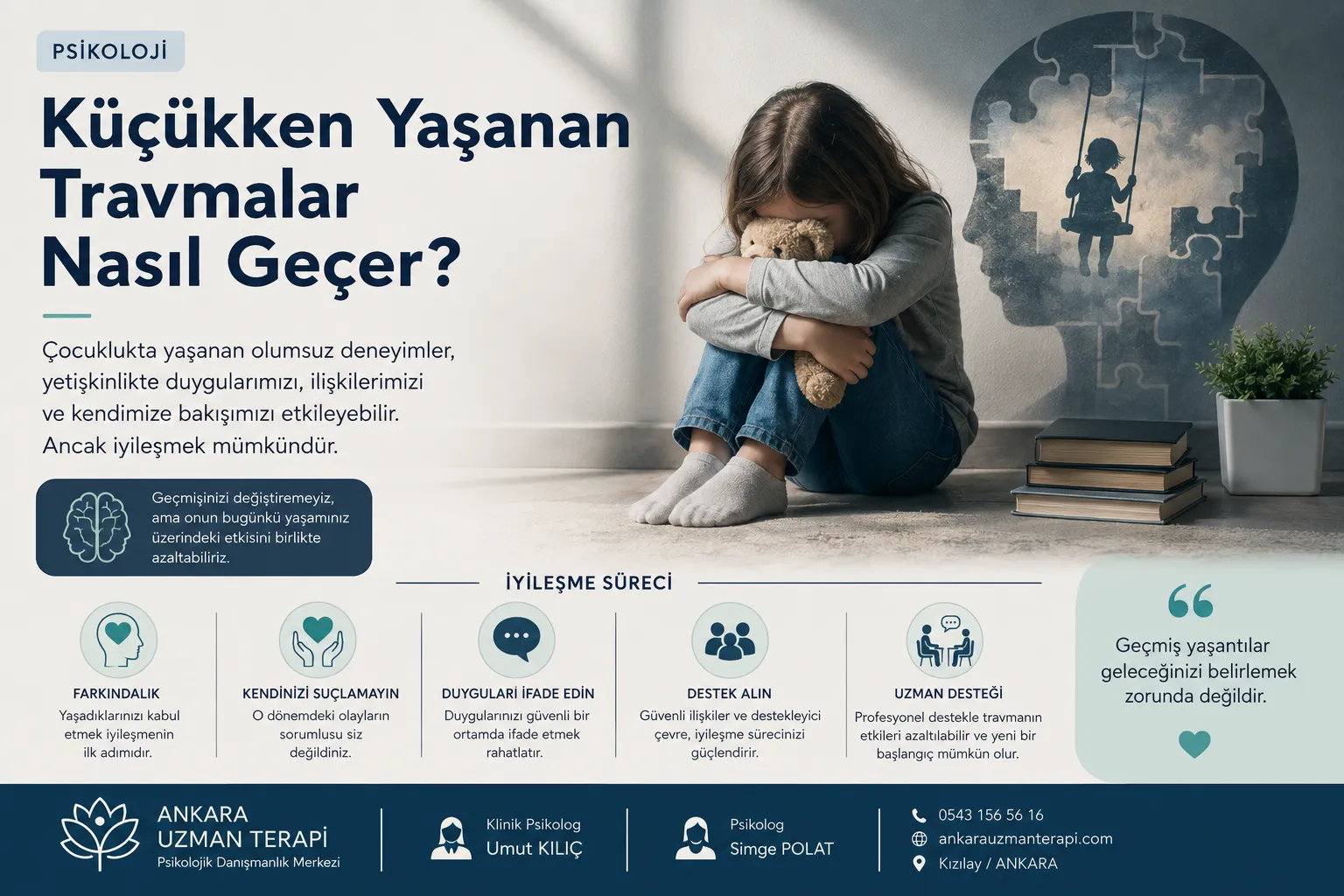 küçükken yasanan travmalarin iyilesme süreci ankara psikolog