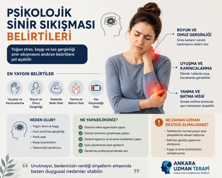 psikolojik sinir sıkışması belirtileri