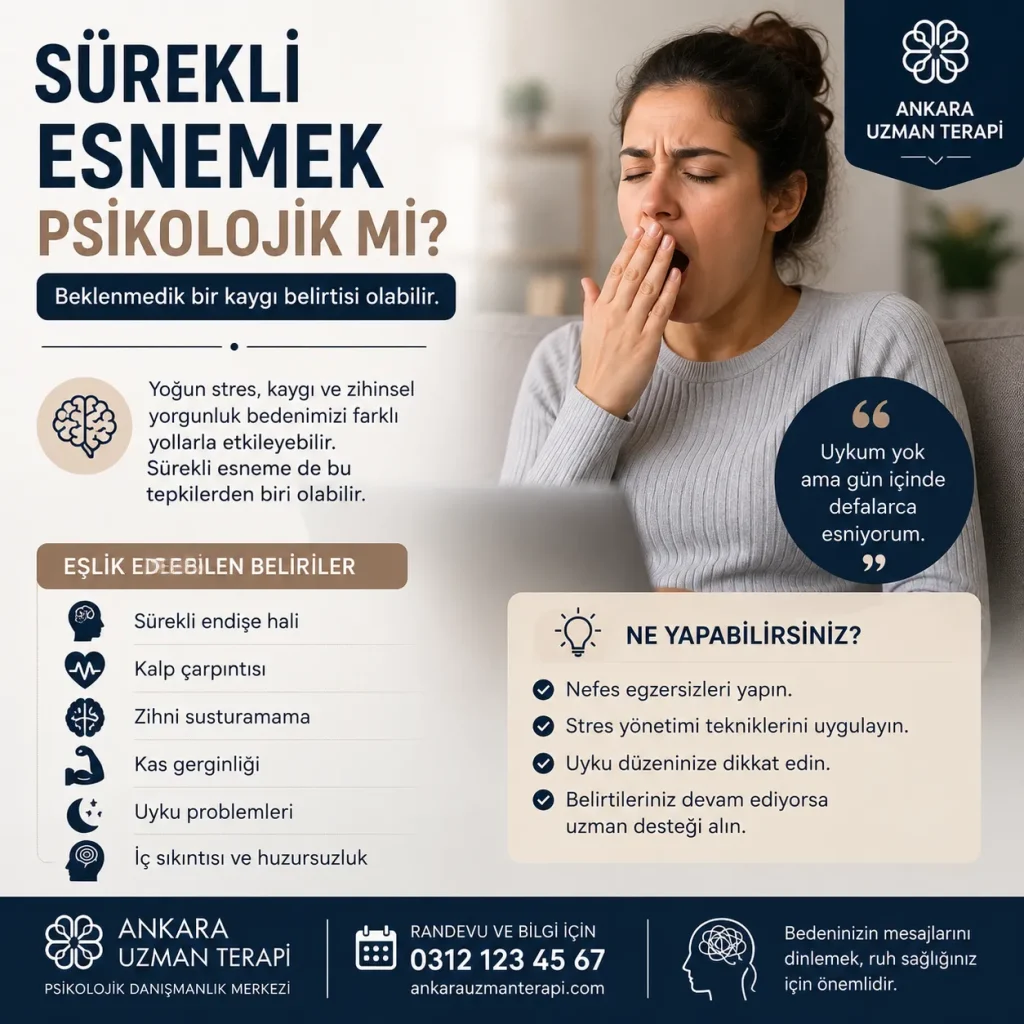 sürekli esnemek psikolojik mi?