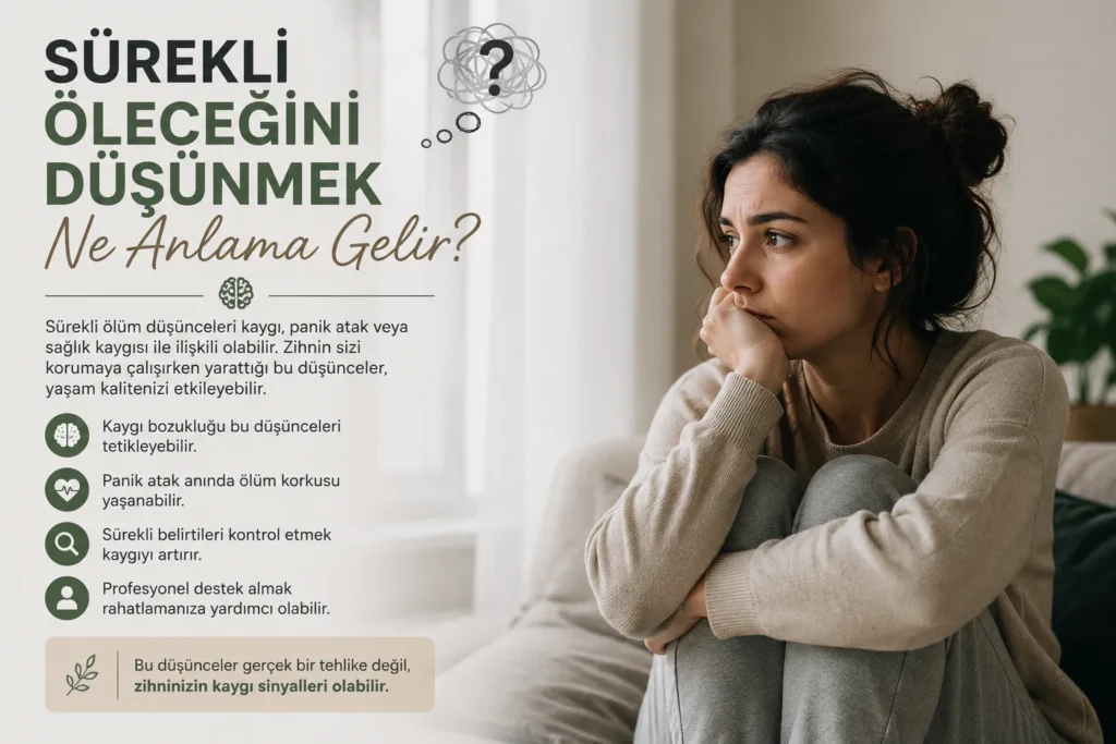 sürekli ölecegini düşünmek
